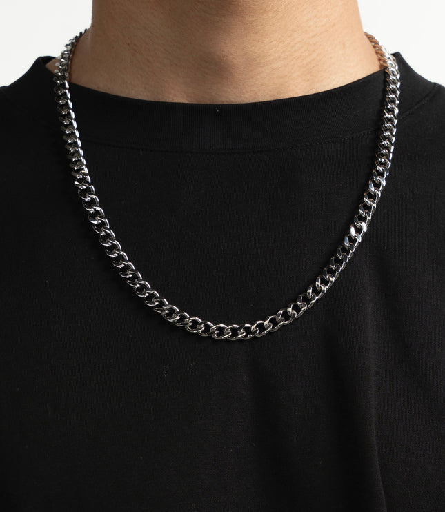 CUBAN CHAIN 8MM | SILVER