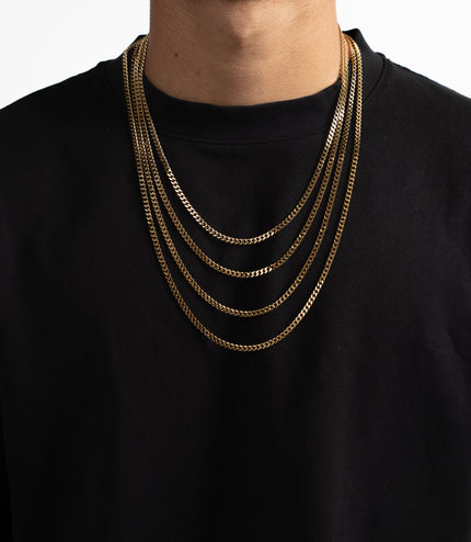 CUBAN CHAIN 4MM | GOLD