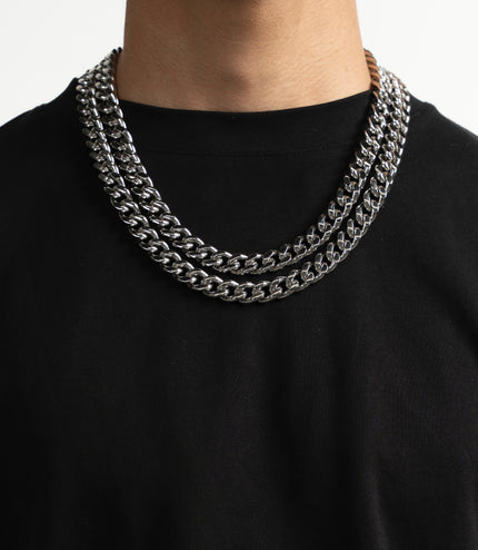 CUBAN CHAIN 12mm | SILVER
