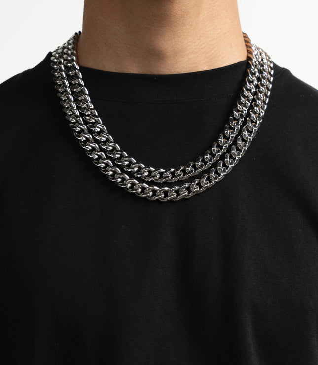 CUBAN CHAIN 12mm | SILVER
