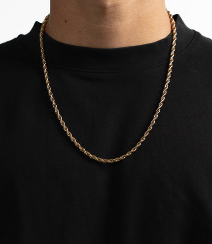 TWIST CHAIN 4MM | GOLD