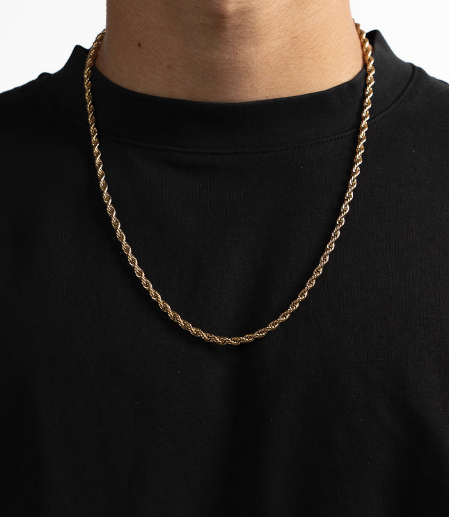 TWIST CHAIN 4MM | GOLD