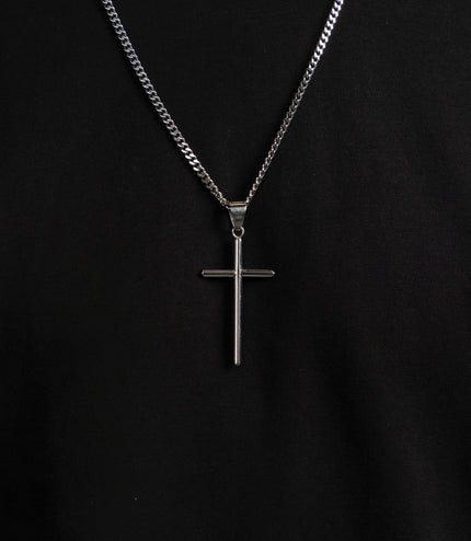 BASIC CROSS PENDANT | SILVER