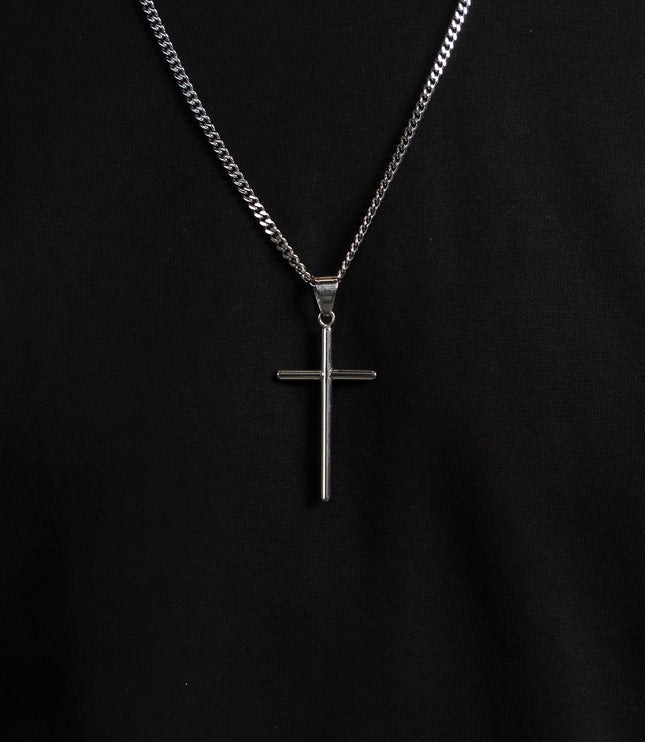 BASIC CROSS PENDANT | SILVER