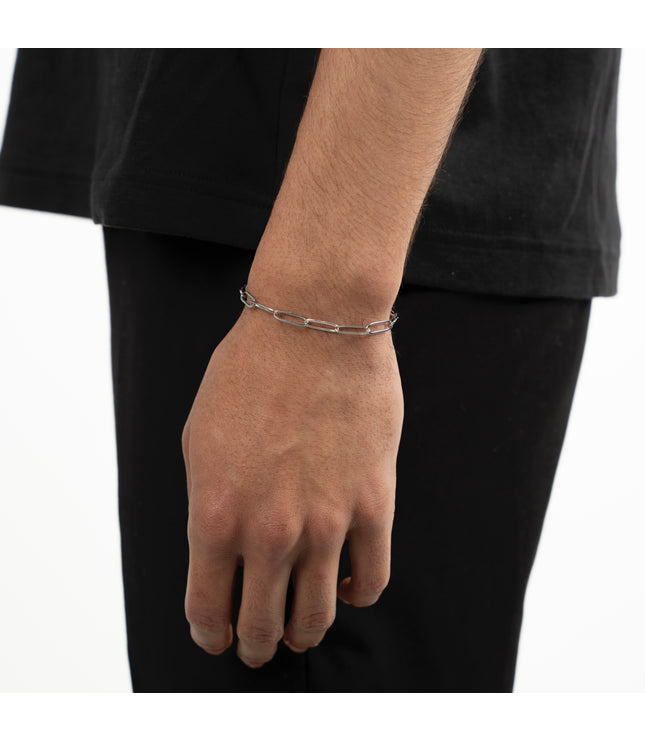 PAPER CLIP BRACELET | SILVER