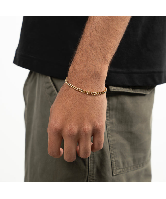 CUBAN BRACELET 4MM | GOLD