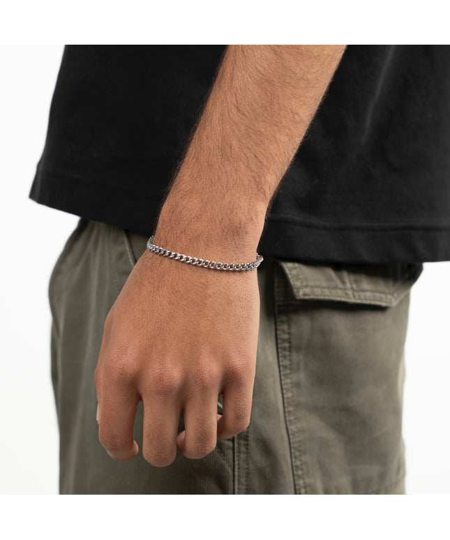 CUBAN BRACELET 4MM | SILVER