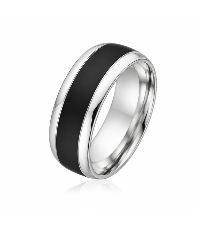 OBSIDIAN RING | SILVER
