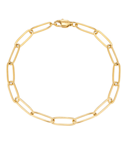 PAPER CLIP BRACELET | GOLD