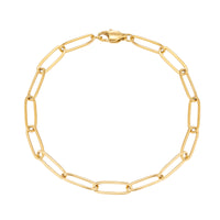 Paper Clip Bracelet | Gold