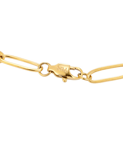 PAPER CLIP BRACELET | GOLD