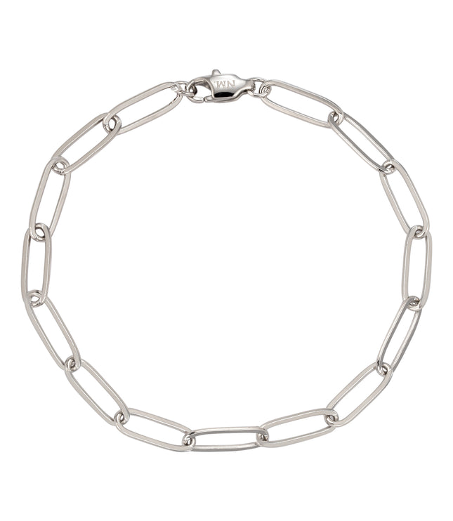 PAPER CLIP BRACELET | SILVER