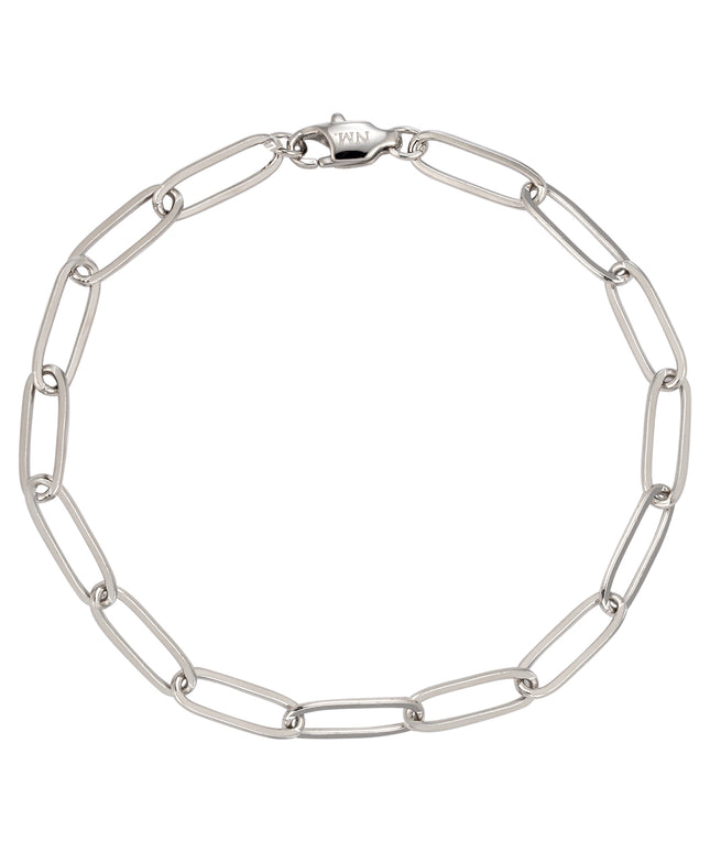 PAPER CLIP BRACELET | SILVER
