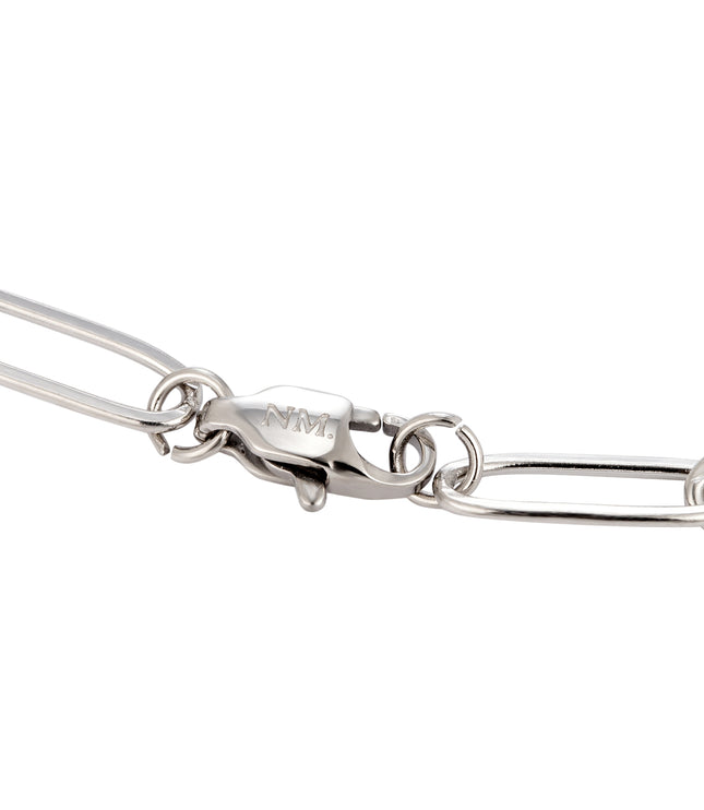 PAPER CLIP BRACELET | SILVER