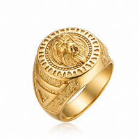 Sovereign Lion Ring | Gold