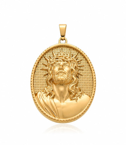 Saviour Medallion | Gold
