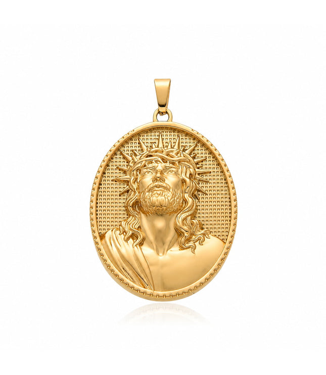 Saviour Medallion | Gold