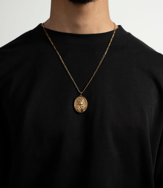 Saviour Medallion | Gold