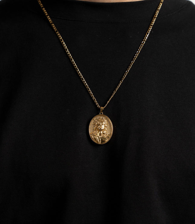 Saviour Medallion | Gold