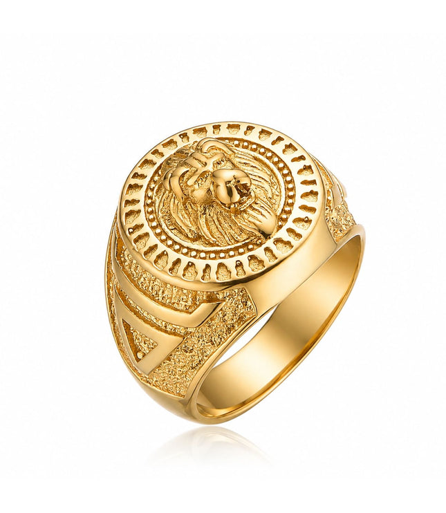 Sovereign Lion Ring | Gold