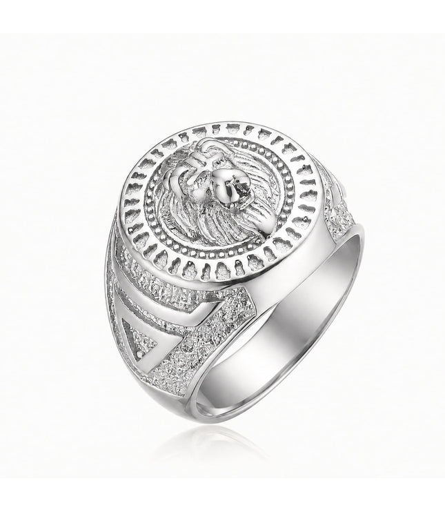 Sovereign Lion Ring | Silver
