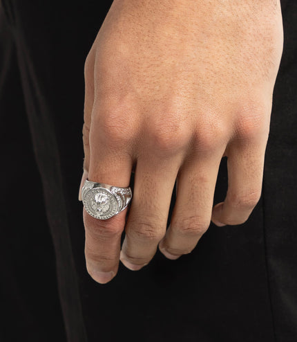 Sovereign Lion Ring | Silver