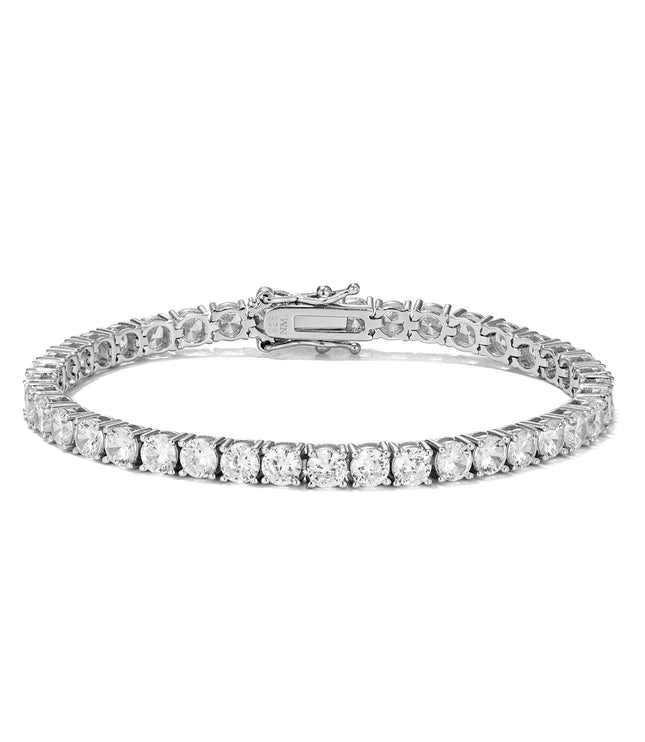 Tennis Bracelet 4mm | Silver