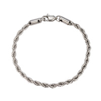 Twist Bracelet 4mm | Silver