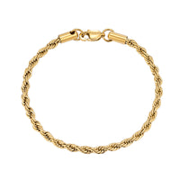 Twist Bracelet 4mm | Gold