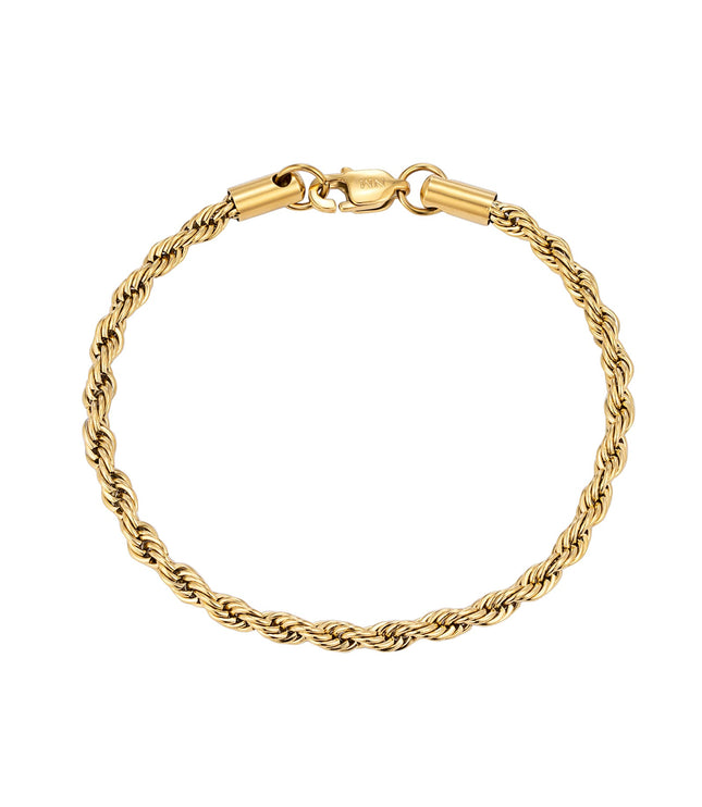 Twist Bracelet 4mm | Gold