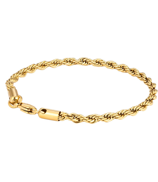Twist Bracelet 4mm | Gold