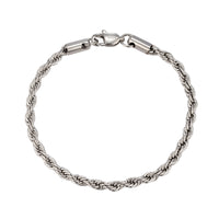 Twist Bracelet 4mm | Silver