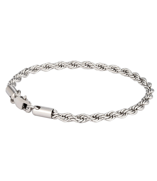 Twist Bracelet 4mm | Silver