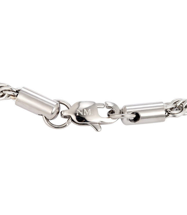 Twist Bracelet 4mm | Silver