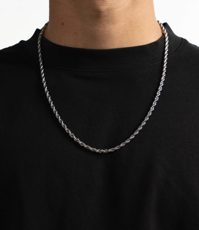 Twist Chain 4mm | Silver