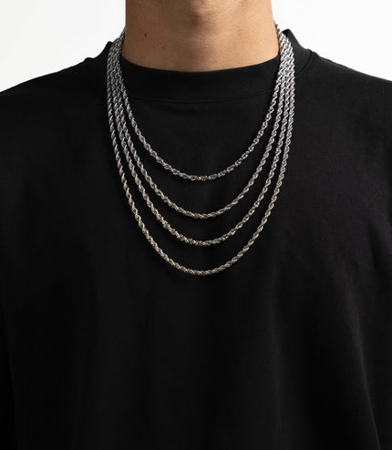 Twist Chain 4mm | Silver