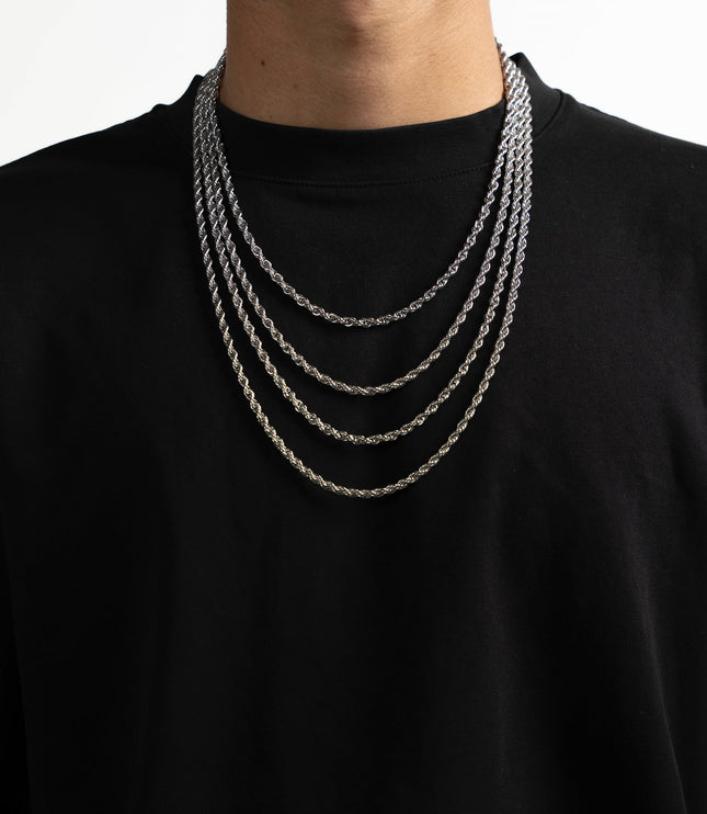 Twist Chain 4mm | Silver