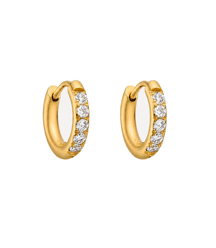 Vanness Earrings | 8mm | Gold