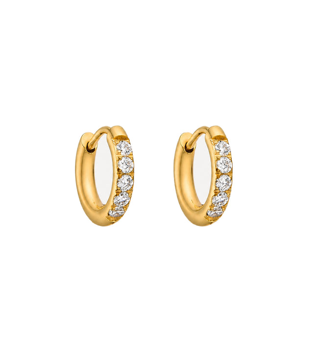Vanness Earrings | 8mm | Gold