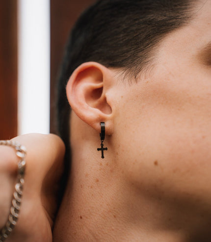 CHARLES EARRINGS | BLACK