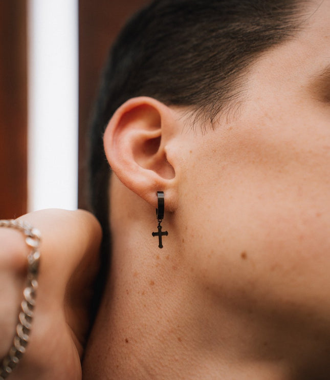 CHARLES EARRINGS | BLACK