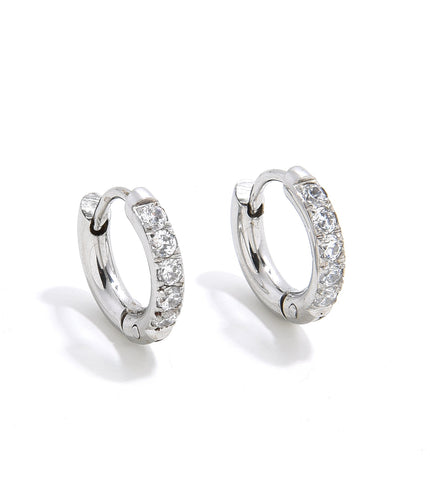 VANNESS EARRINGS | 8MM | SILVER