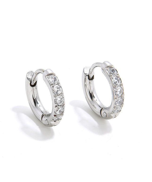 VANNESS EARRINGS | 8MM | SILVER